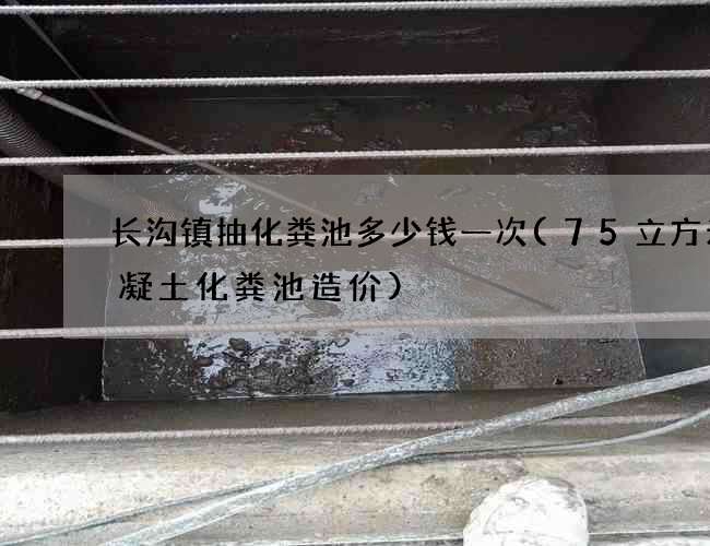 长沟镇抽化粪池多少钱一次(75立方米混凝土化粪池造价)