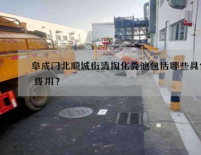 阜成门北顺城街清掏化粪池包括哪些具体的费用？