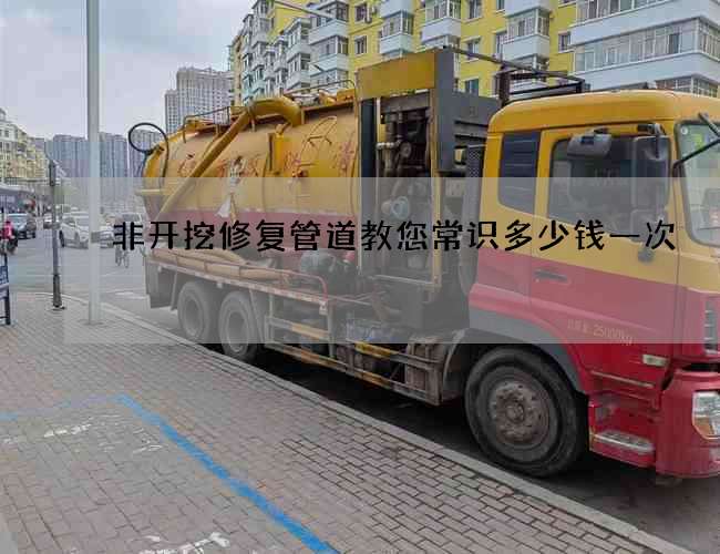 非开挖修复管道教您常识多少钱一次