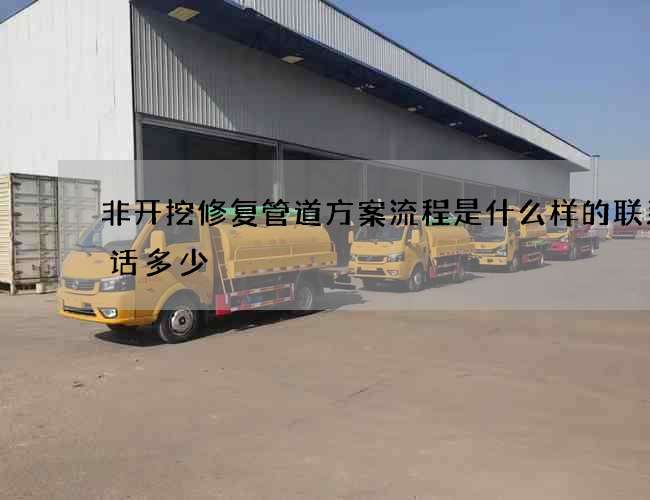 非开挖修复管道方案流程是什么样的联系电话多少