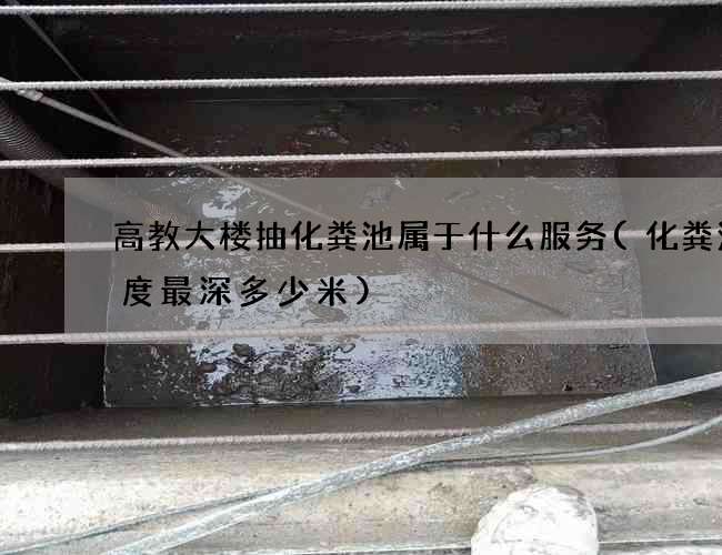 高教大楼抽化粪池属于什么服务(化粪池深度最深多少米)