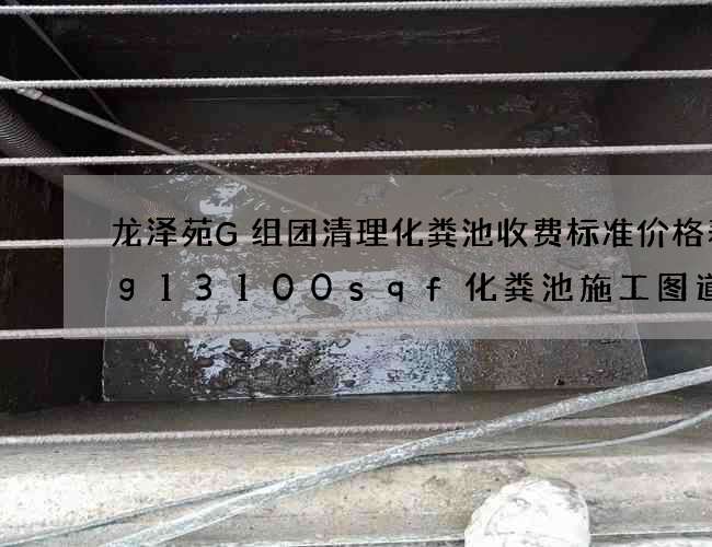 龙泽苑G组团清理化粪池收费标准价格表(g13100sqf化粪池施工图道客) 龙泽苑G组团清理化粪池收费标准价格表(g13100sqf化粪池施工图道客)