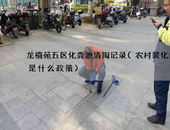 龙禧苑五区化粪池清掏记录(农村装化粪池是什么政策)
