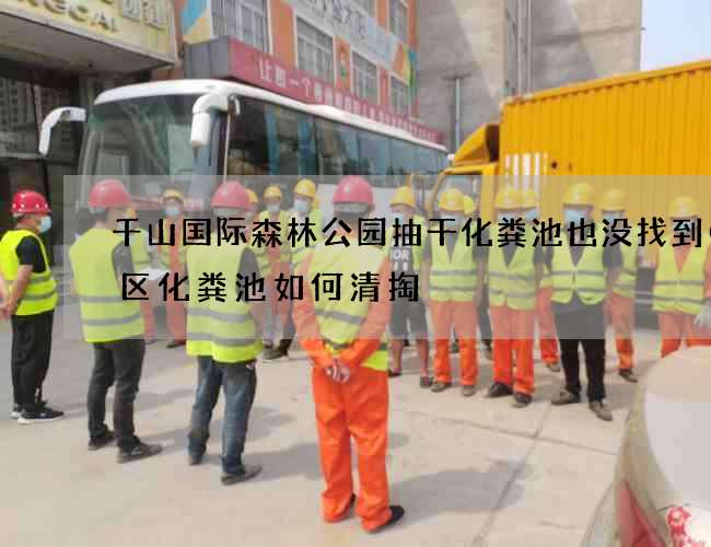 千山国际森林公园抽干化粪池也没找到(小区化粪池如何清掏) 千山国际森林公园抽干化粪池也没找到(小区化粪池如何清掏)