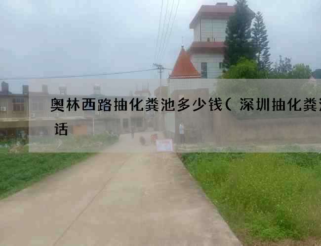 奥林西路抽化粪池多少钱(深圳抽化粪池电话) 奥林西路抽化粪池多少钱(深圳抽化粪池电话)