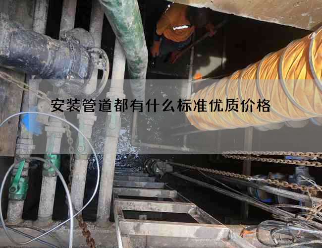 安装管道都有什么标准优质价格 安装管道都有什么标准优质价格