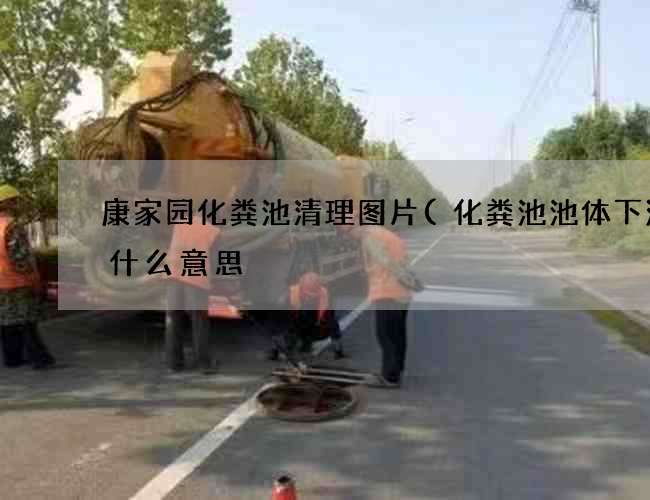 康家园化粪池清理图片(化粪池池体下沉是什么意思) 康家园化粪池清理图片(化粪池池体下沉是什么意思)