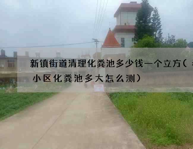 新镇街道清理化粪池多少钱一个立方(老旧小区化粪池多大怎么测)
