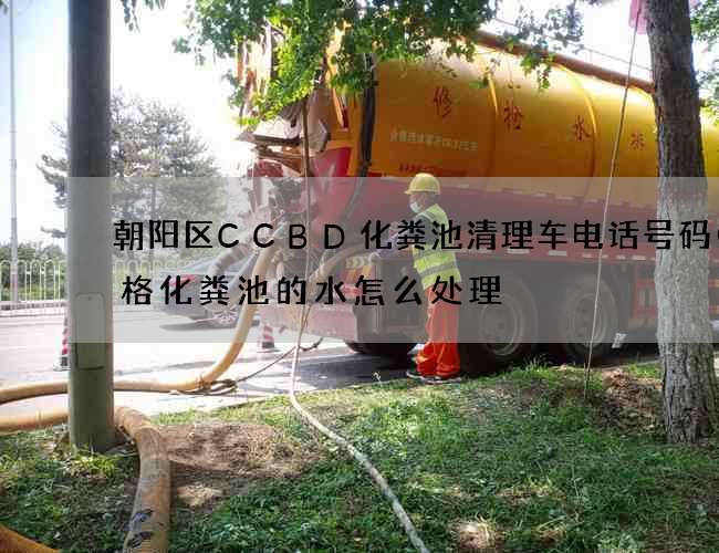 朝阳区CCBD化粪池清理车电话号码(三格化粪池的水怎么处理) 朝阳区CCBD化粪池清理车电话号码(三格化粪池的水怎么处理)