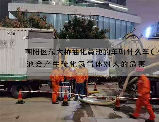 朝阳区东大桥抽化粪池的车叫什么车(化粪池会产生硫化氢气体对人的危害?) 朝阳区东大桥抽化粪池的车叫什么车(化粪池会产生硫化氢气体对人的危害?)