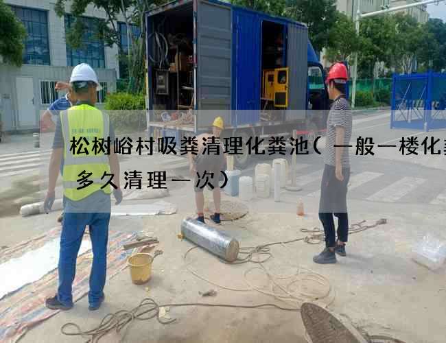 松树峪村吸粪清理化粪池(一般一楼化粪池多久清理一次)
