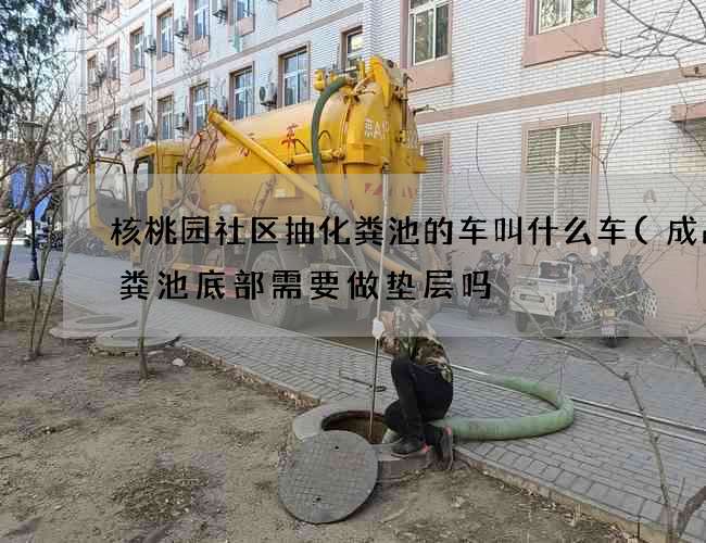 核桃园社区抽化粪池的车叫什么车(成品化粪池底部需要做垫层吗) 核桃园社区抽化粪池的车叫什么车(成品化粪池底部需要做垫层吗)