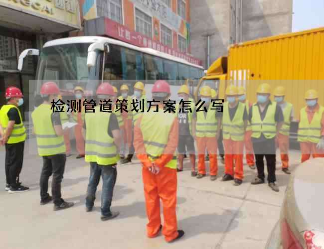 检测管道策划方案怎么写