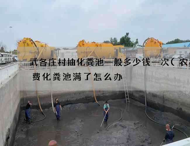 武各庄村抽化粪池一般多少钱一次(农村免费化粪池满了怎么办) 武各庄村抽化粪池一般多少钱一次(农村免费化粪池满了怎么办)
