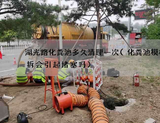 湖光路化粪池多久清理一次(化粪池模板没拆会引起堵塞吗)