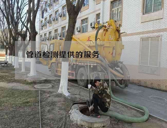 管道检测提供的服务