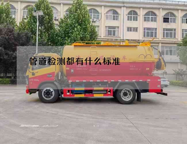 管道检测都有什么标准