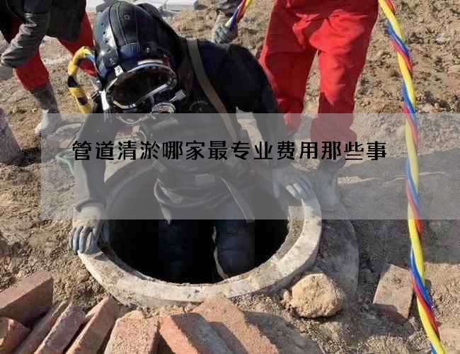 管道清淤哪家最专业费用那些事