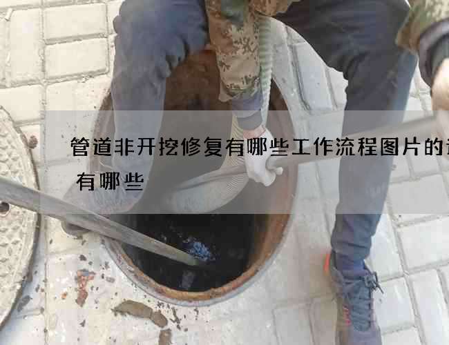 管道非开挖修复有哪些工作流程图片的讲究有哪些