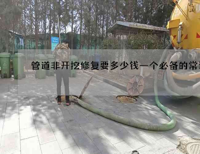 管道非开挖修复要多少钱一个必备的常识