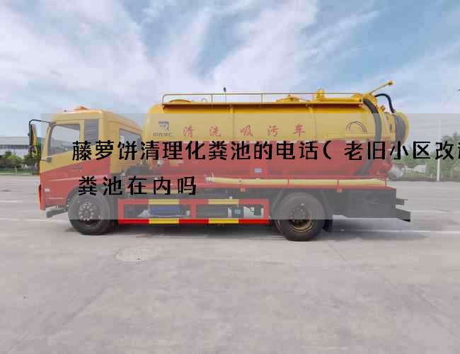 藤萝饼清理化粪池的电话(老旧小区改造化粪池在内吗) 藤萝饼清理化粪池的电话(老旧小区改造化粪池在内吗)