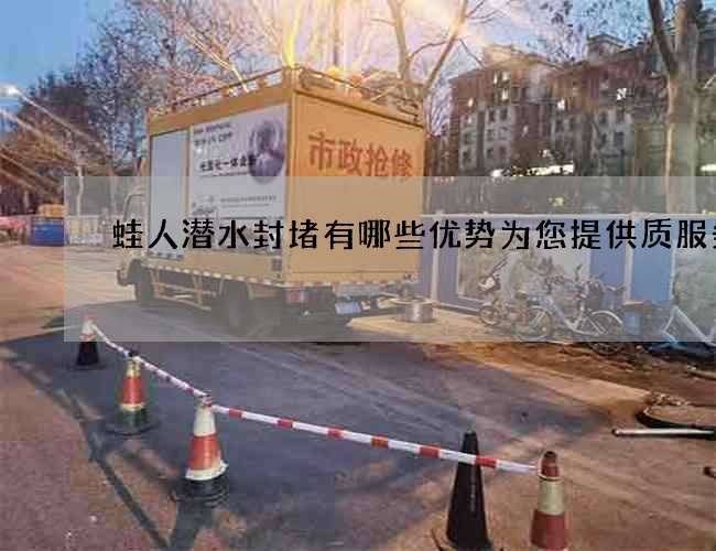 蛙人潜水封堵有哪些优势为您提供质服务 蛙人潜水封堵有哪些优势为您提供质服务