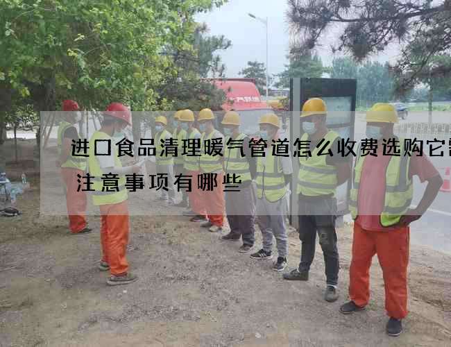 进口食品清理暖气管道怎么收费选购它需要注意事项有哪些