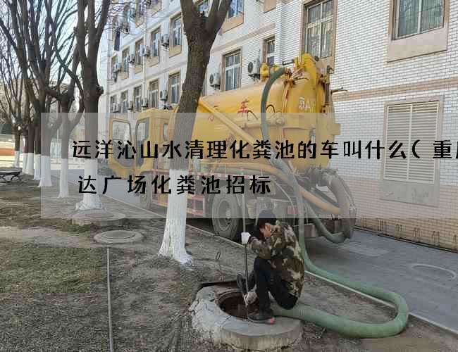 远洋沁山水清理化粪池的车叫什么(重庆万达广场化粪池招标) 远洋沁山水清理化粪池的车叫什么(重庆万达广场化粪池招标)