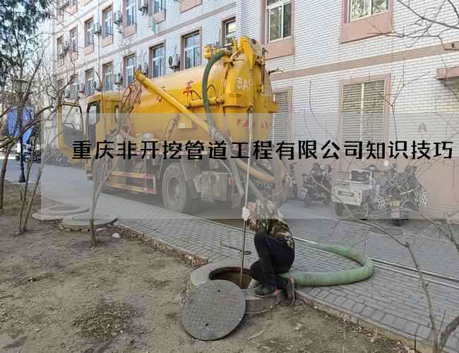 重庆非开挖管道工程有限公司知识技巧