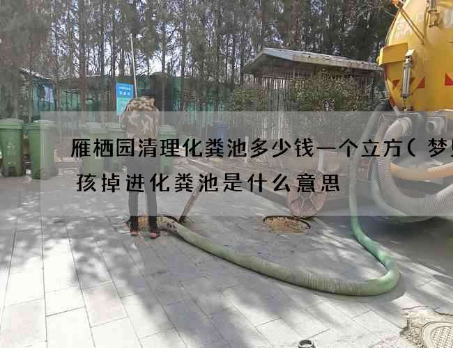 雁栖园清理化粪池多少钱一个立方(梦见小孩掉进化粪池是什么意思) 雁栖园清理化粪池多少钱一个立方(梦见小孩掉进化粪池是什么意思)