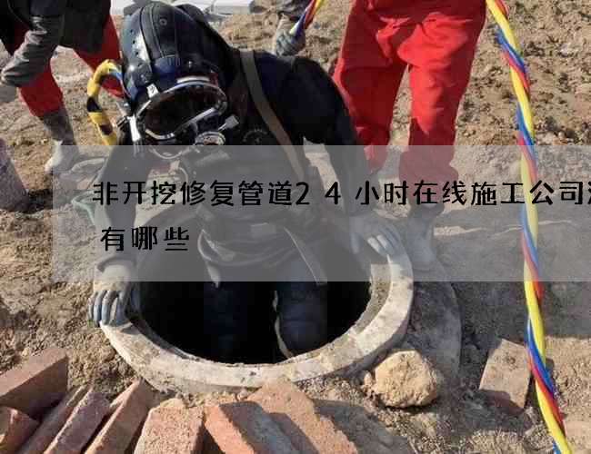 非开挖修复管道24小时在线施工公司流程有哪些