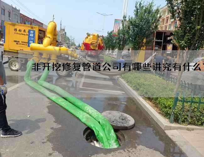 非开挖修复管道公司有哪些讲究有什么？