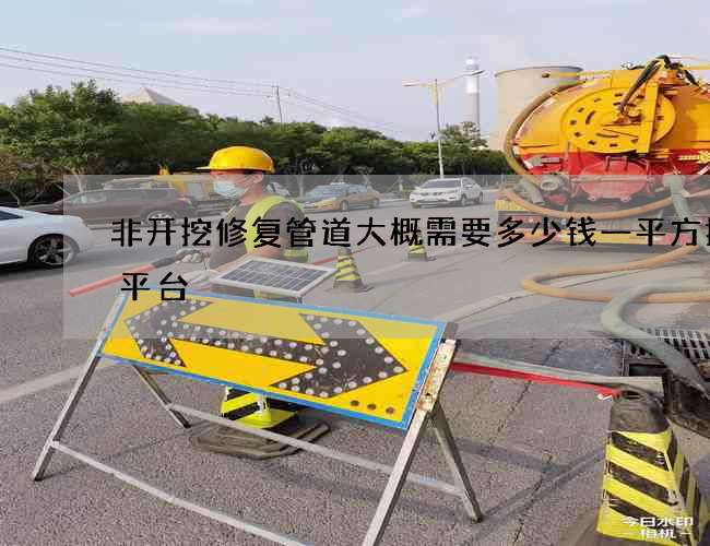 非开挖修复管道大概需要多少钱一平方接单平台
