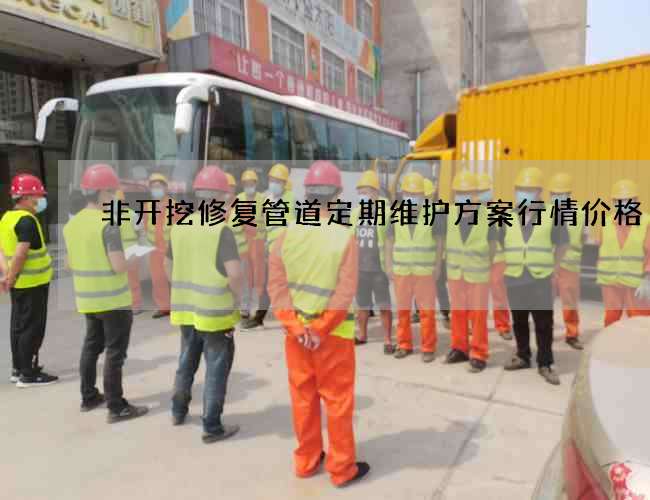 非开挖修复管道定期维护方案行情价格