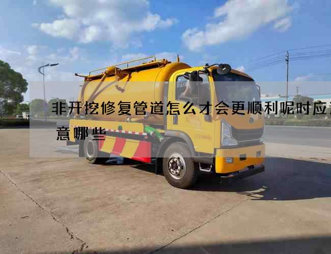 非开挖修复管道怎么才会更顺利呢时应该注意哪些 非开挖修复管道怎么才会更顺利呢时应该注意哪些