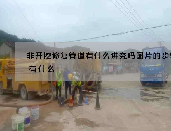 非开挖修复管道有什么讲究吗图片的步骤都有什么 非开挖修复管道有什么讲究吗图片的步骤都有什么