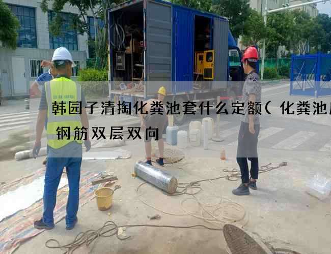 韩园子清掏化粪池套什么定额(化粪池底板钢筋双层双向) 韩园子清掏化粪池套什么定额(化粪池底板钢筋双层双向)