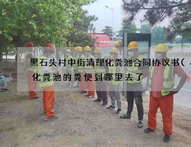 黑石头村中街清理化粪池合同协议书(小区化粪池的粪便到哪里去了) 黑石头村中街清理化粪池合同协议书(小区化粪池的粪便到哪里去了)