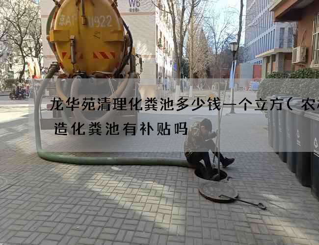 龙华苑清理化粪池多少钱一个立方(农村改造化粪池有补贴吗?怎么补)