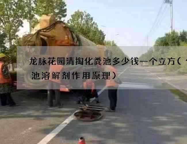 龙脉花园清掏化粪池多少钱一个立方(化粪池溶解剂作用原理)